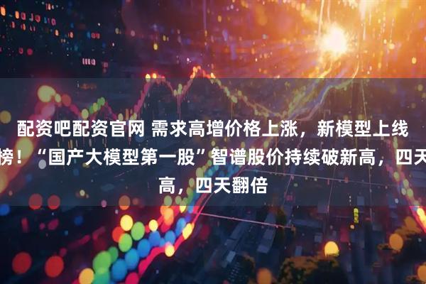 配资吧配资官网 需求高增价格上涨，新模型上线即霸榜！“国产大模型第一股”智谱股价持续破新高，四天翻倍